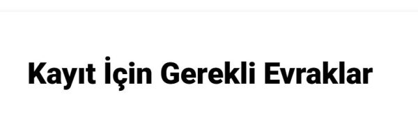 B Ehliyet İçin Gerekli Belgeler